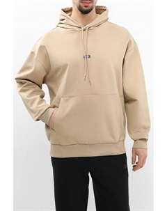 Худи хлопковое с карманом Hugo blue