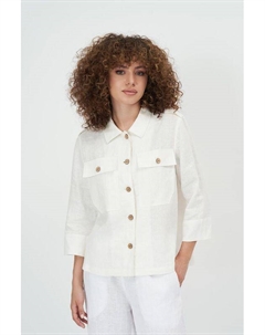 Жакет льняной с карманами Electrastyle