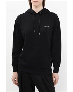 Худи хлопковое с карманом Guess