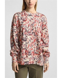 Свитшот хлопковый с принтом Boss