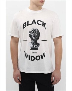 Футболка хлопковая с принтом Hugo