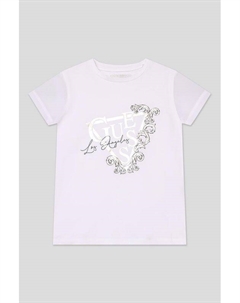 Футболка хлопковая с принтом Guess