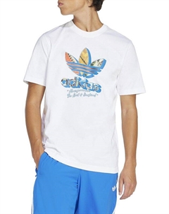 Футболка хлопковая с логотипом Adidas