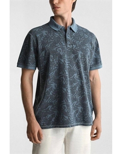 Поло хлопковое с принтом Blend