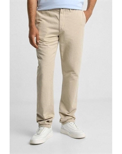 Брюки хлопковые зауженного кроя Tommy hilfiger