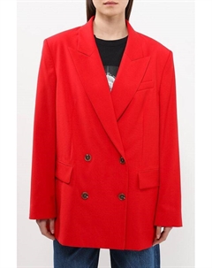 Пиджак шерстяной двубортный Boss