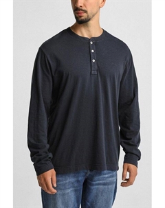 Лонгслив хлопковый с воротником на пуговицах Marc o'polo