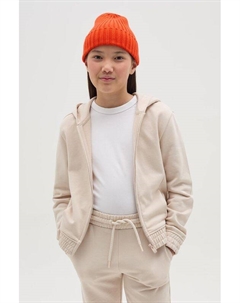 Толстовка хлопковая с капюшоном на молнии Ovs