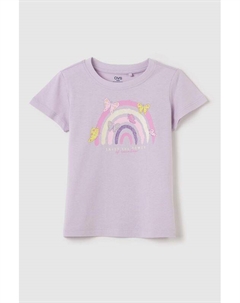 Футболка хлопковая с принтом Ovs