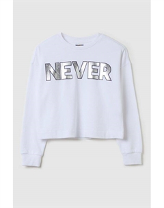 Свитшот хлопковый с принтом Ovs