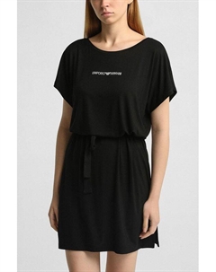 Платье-футболка на поясе Emporio armani