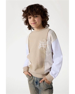 Свитшот хлопковый с логотипом Guess