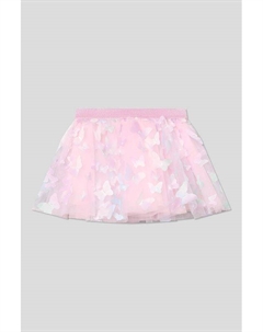 Юбка пышная из сетки с принтом Choupette