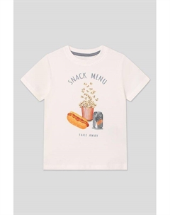 Футболка хлопковая с принтом Minymo®