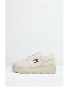 Кеды кожаные на высокой подошве Tommy hilfiger