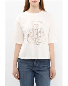 Футболка хлопковая с принтом Guess