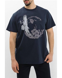 Футболка хлопковая с принтом Guess