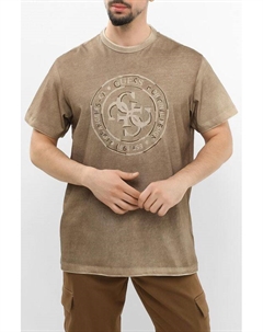 Футболка хлопковая с принтом Guess