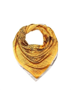 Платок с принтом из смесового шелка Mellizos