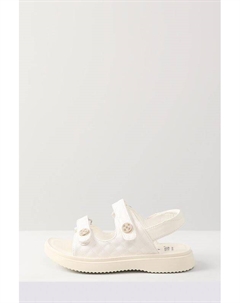 Сандалии кожаные стеганые на ремешках Mursu