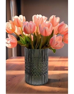 Ваза стеклянная Ригато Mandarin decor