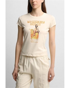 Футболка хлопковая с принтом Guess