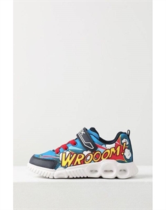 Кроссовки комбинированные с принтом Geox