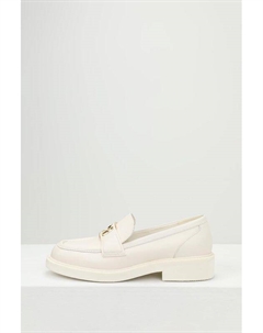 Туфли лоферы кожаные с пряжкой Guess