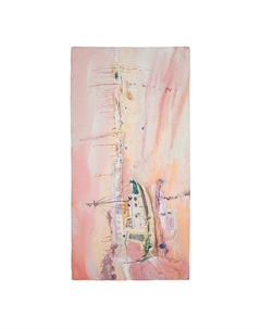 Палантин с добавлением шелка с принтом Labbra