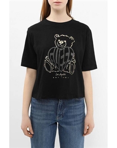 Футболка хлопковая с принтом Guess