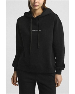 Худи хлопковое с логотипом Sabrina scala