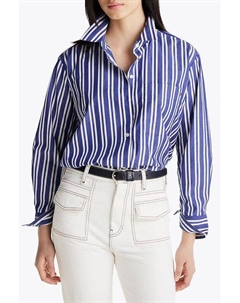 Рубашка хлопковая в полоску Tommy hilfiger