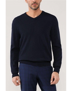 Шерстяной пуловер с V-образным вырезом D.molina