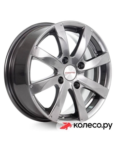 Литой диск Джемини-оригинал (КС480) 5.5x14/4*100 D56.1 ET45 Дарк платинум Кик