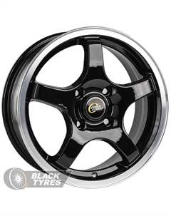 Литой диск CR-14 6x15/4x114.3 D56.6 ET44, Черные Cross street