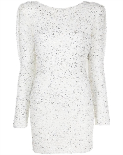 Платье мини Mertzi с пайетками Retrofete, белый