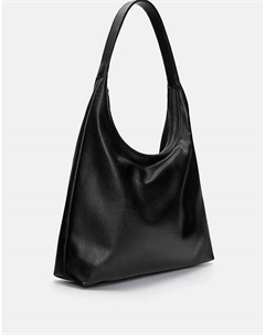 Сумка-шоппер черного цвета Pull & bear