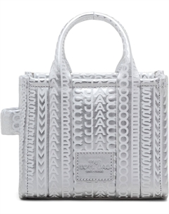 Мини-тоут, цвет Silver/Bright White Marc jacobs