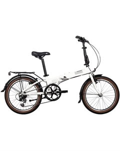 Складной велосипед Vortex 20, год 2024, цвет Белый Novatrack