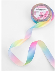 Лента атласная Арт узор