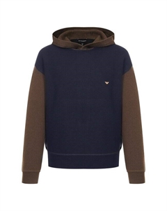 Шерстяное худи Emporio armani