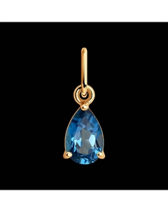 Подвеска из золота с лондон топазом Sokolov