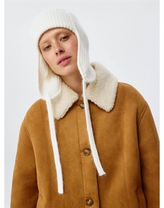 Шапка-ушанка с содержанием ангоры Sela