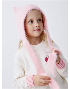 Шапка-чепчик с ушками для девочек Sela