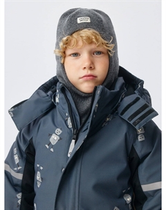 Шапка-шлем из смесовой шерсти детская Sela