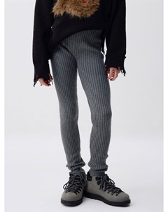 Вязаные леггинсы с содержанием шерсти для девочек Sela