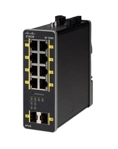 Коммутатор IE-1000-8P2S-LM IE-1000 GUI based L2 PoE switch, 2 GE SFP, 8 FE copper ports Cisco