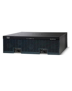 Маршрутизатор 3945/K9 3945 w/SPE150(3GE,4EHWIC,4DSP,4SM,256MBCF,1GBDRAM,IPB) Cisco