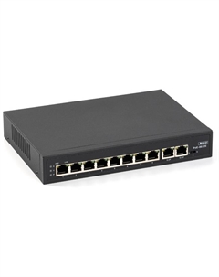 Коммутатор SKAT PoE-8E-2E PoE Plus, мощность 120Вт, порты: 8-Ethernet, 2-Uplink Бастион