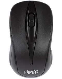 Мышь Wireless HOMW-061 1000 dpi, оптическая, 3 кнопки, USB-приемник, 2,4 ГГц, черный Hiper
